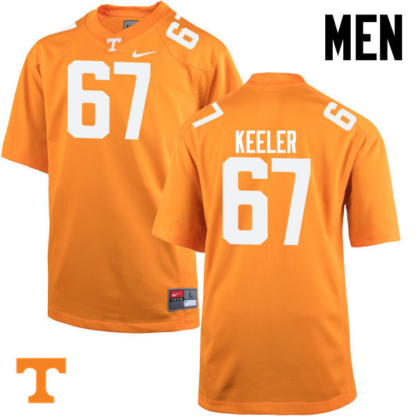 Men #67 Joe Keeler Tennessee Volunteers College Football Jerseys-Orange